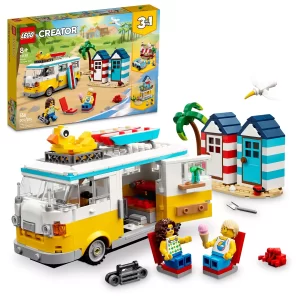 LEGO Creator 3 in 1 Beach Camper Van Toy Summer Set 31138