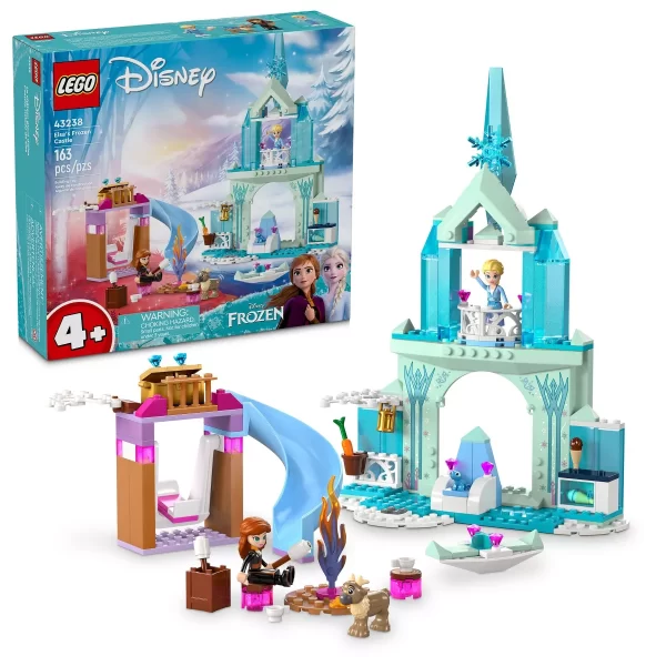 LEGO Disney Frozen Elsa’s Frozen Princess Castle Toy 43238