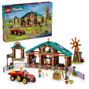 LEGO Friends Farm Animal Sanctuary and Tractor Toy 42617