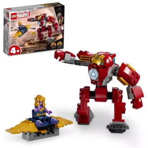 LEGO Marvel Iron Man Hulkbuster vs. Thanos Toy Building Set 76263