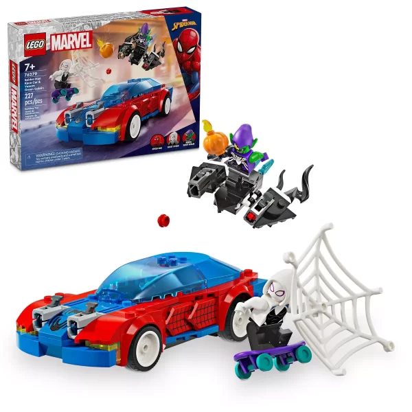 LEGO Marvel Spider-Man Race Car & Venom Green Goblin Building Toy 76279