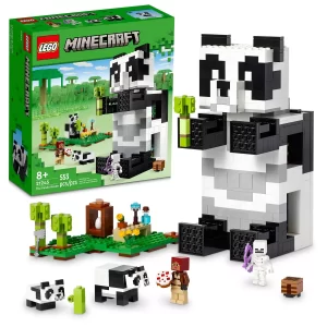 LEGO Minecraft The Panda Haven Toy House with Animals 21245