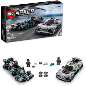 LEGO Speed Champions Mercedes-AMG 2 Toy Car Models Set 76909