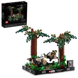 LEGO Star Wars Endor Speeder Chase Diorama Collectible Building Set 75353