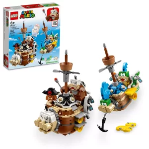 LEGO Super Mario Larry’s and Morton’s Airships Buildable Expansion Toy Set 71427