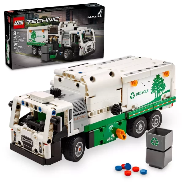 LEGO Technic Mack LR Electric Garbage Truck Toy 42167